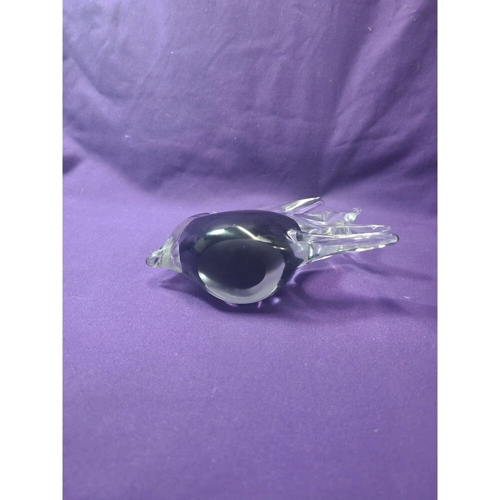 Murano STYLE  Angel Fish Blown Art Glass Colorful Paperweight